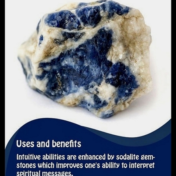 Sodalite Obelisk Tower Brilliant Colors Natural Crystal Gemstone - Picture 5 of 14